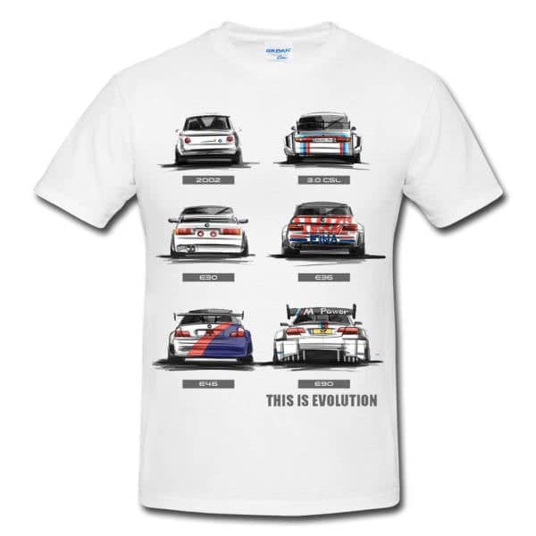 Bmw T Shirt M3 Evolution //