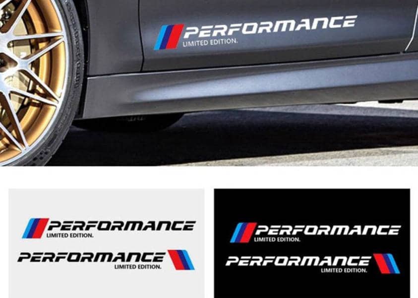 Bmw Aufkleber Performance Für Tür