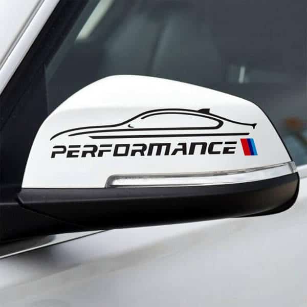 Bmw Aufkleber Performance Für Rückspiegel