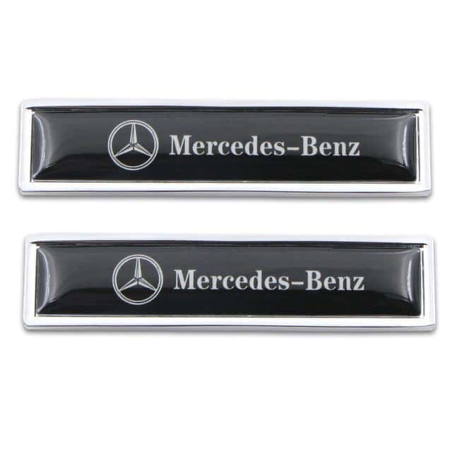 Mercedes Aufkleber Aus Aluminium