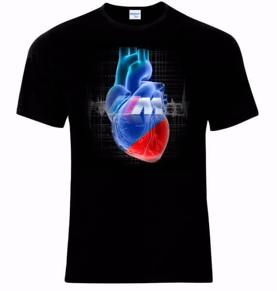 Bmw T Shirt Mpower Heart